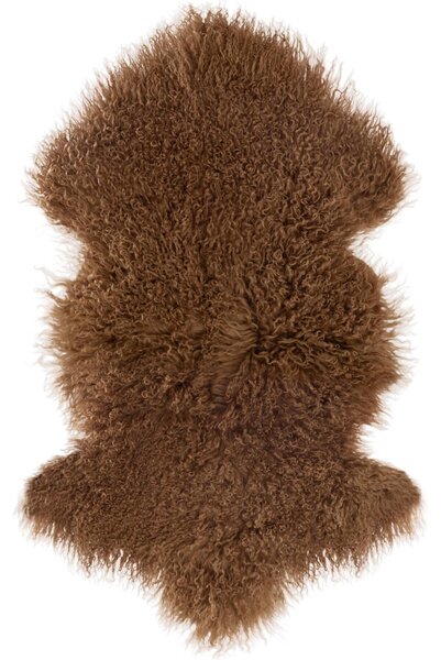 Skinnwille Home Collection Tibetská kožešina Cognac, koňaková, 95x55 cm