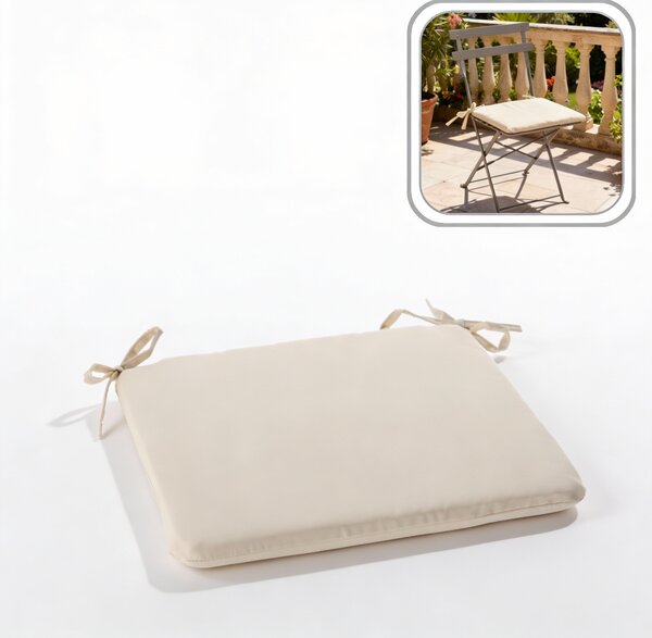 Garden Line Podsedák na židli HUDA 40x40x3 cm béžový