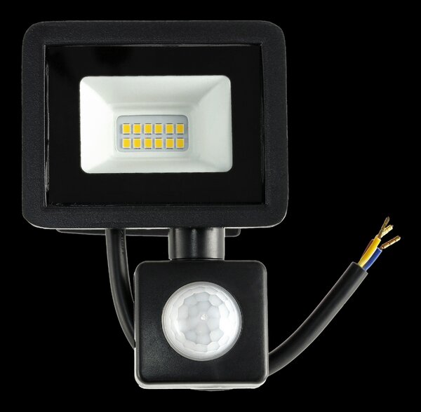 LED reflektor 10W 900lm s pohybovým a soumrakový senzorem - IP65 BERGE