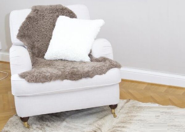 Skinnwille Home Collection Kudrnatá australská kožešina Curly, světle hnědá, 95x60 cm