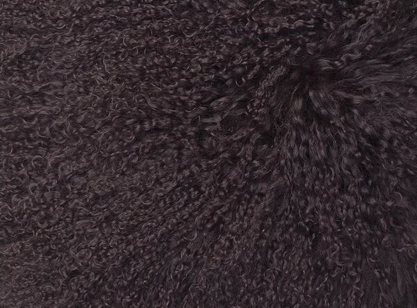 Skinnwille Home Collection Polštář tibetská kožešina, hnědý, 60x40 cm