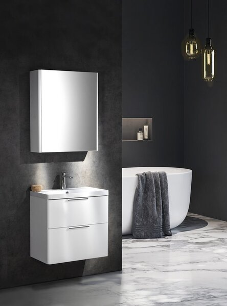 Aqualine Aqualine, DENEB galerka 50x70x18cm, bílá mat, DN050