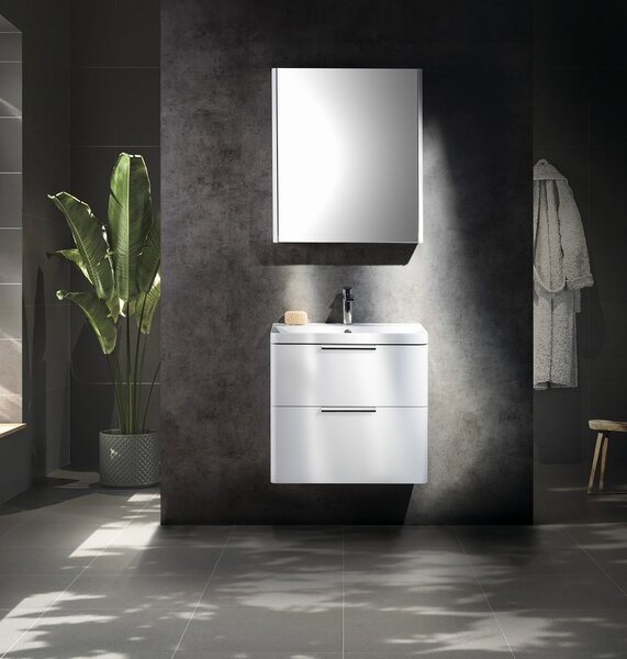 Aqualine Aqualine, DENEB galerka 50x70x18cm, bílá mat, DN050