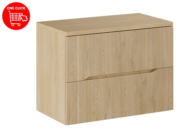 Comad Koupelnová skříňka pod deskové umyvadlo Nordic Cremona 80 dub cremona