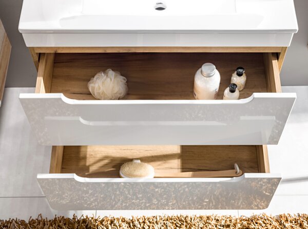 Koupelnová skříňka s umyvadlem ARUBA White U60/1 | 60 cm