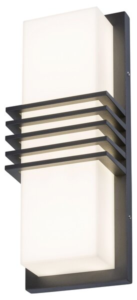 Rabalux 8940 Rodez LED Nástěnné venkovní světlo | Přírodní bílá | 12W | Bílá | Černá - r-8940