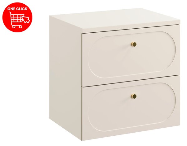 Comad Koupelnová skříňka pod deskové umyvadlo Donna Sand 60 písková béžová