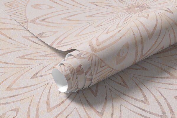 Fototapety Kulatá mandala, tapeta pro prostor na jógu nebo pro harmonizaci osobního prostoru. Nástěnná mandala, Fototapety Ombre, w01088 : uwalls.cz