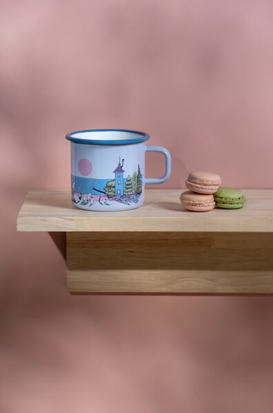 Muurla Hrnek Moomin Sunset 0,55l, smalt / modrý