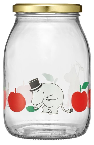 Muurla Zavařovací sklenice Moomin Joyful Apples 1l