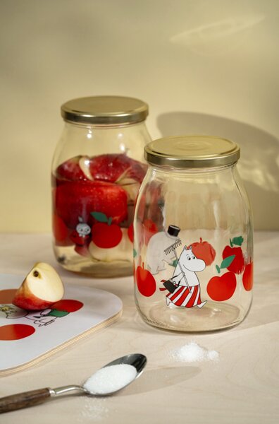 Muurla Zavařovací sklenice Moomin Joyful Apples 1l