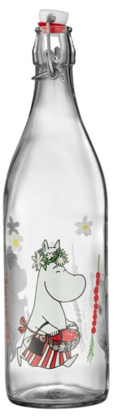 Muurla Skleněná lahev Moomin Wild Strawberries 1l