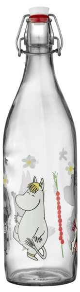 Muurla Skleněná lahev Moomin Wild Strawberries 1l