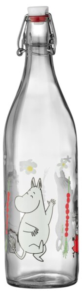 Muurla Skleněná lahev Moomin Wild Strawberries 1l