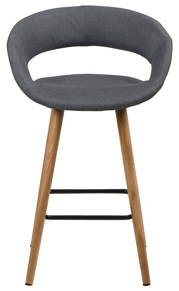 ACTONA Barová židle Nina, šedá/dub
