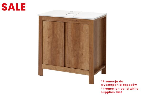 Comad Koupelnová skříňka pod deskové umyvadlo Sara 80 římský dub