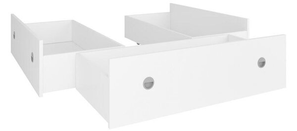 Zásuvky pod postel BRW Nepo Plus 140 cm (bílá) (3ks)