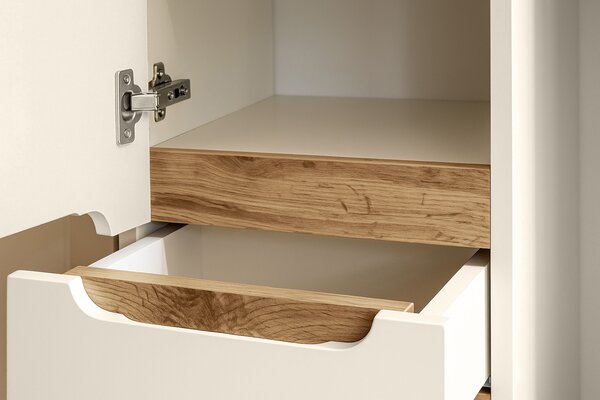 Comad Set koupelnového nábytku Bali Cashmere 80 kašmír/dub wotan (4 kusy nábytku)