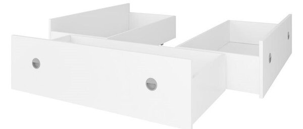 Zásuvky pod postel BRW Nepo Plus 140 cm (bílá) (3ks)