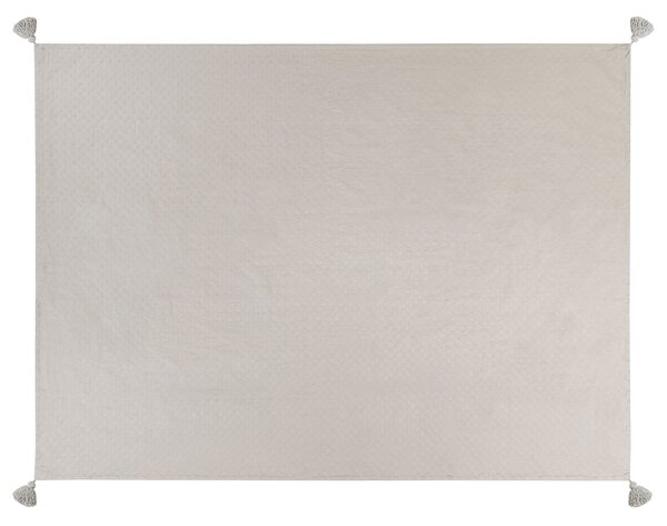 Přikrývka na postel LINDULA Bavlna 150 x 200 cm Taupe