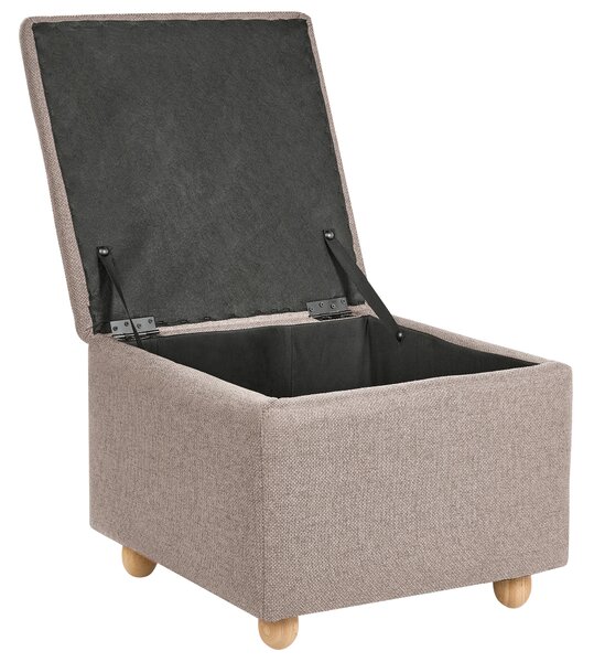 Úložný puf FERNDALE Tkanina Béžová