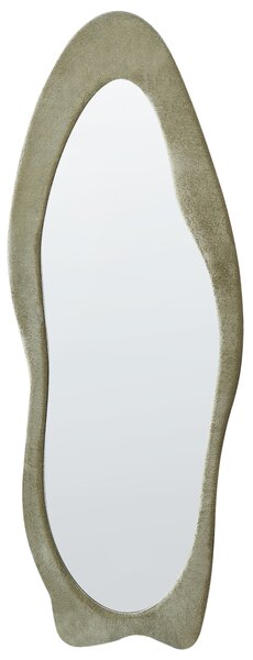 Zrcadlo REIGNY 57 cm 160 cm Umělý samet Olivově zelená