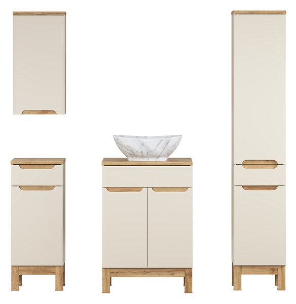 Comad Set koupelnového nábytku Bali Cashmere 60 kašmír mat (6 kusů nábytku)