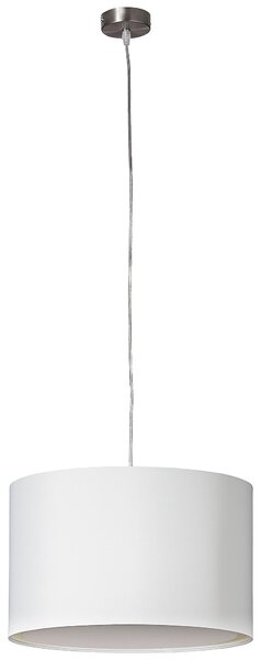 Brilliant 93374/05 CLARIE - Textilní závěsný lustr v bílé barvě Ø 40cm (Závěsné textilní svítidlo v bílé barvě)
