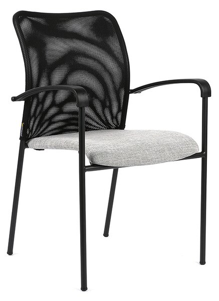 Konferenční židle Triton Black SL F82 (šedý sedák)