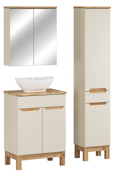 Comad Set koupelnového nábytku Bali Cashmere 60 kašmír mat (5 kusů nábytku)
