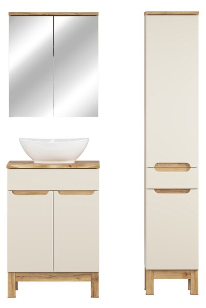 Comad Set koupelnového nábytku Bali Cashmere 60 kašmír mat (5 kusů nábytku)