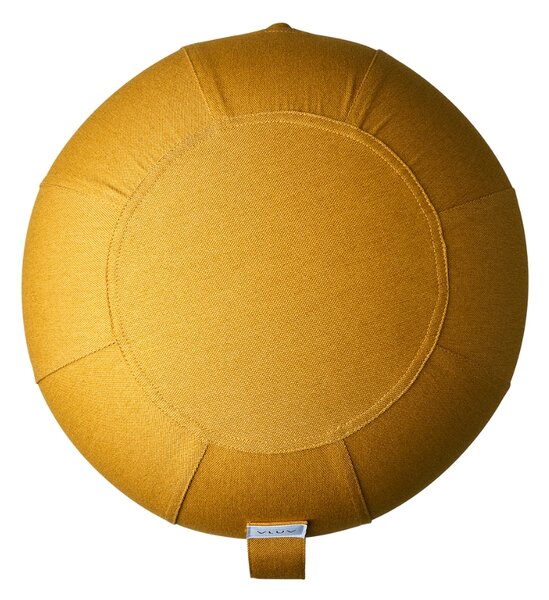 Hořčicově žlutá balanční stolička VLUV KAPSUL LEIV 52 cm