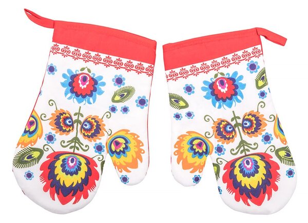 Chňapka folklór červená 2ks TiaHome
