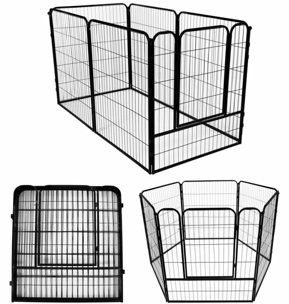 Skladací ohrádka pro psa - výběh pro štěnata 158x100 cm SPRINGOS PA1022