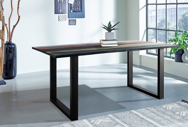 JÍDELNÍ STŮL, akácie, barvy akácie, 160/85/77 cm - Jídelní stoly, Online Only