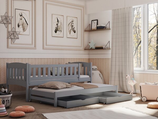 Dětská postel s přistýlkou Hilda Velikost spací plochy: 160x80, Barva: bílá