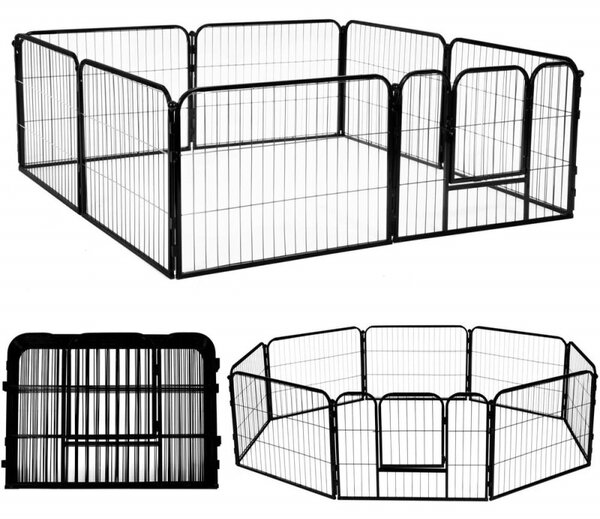 Skladací ohrádka pro psa - výběh pro štěnata 215x60 cm SPRINGOS PA1002