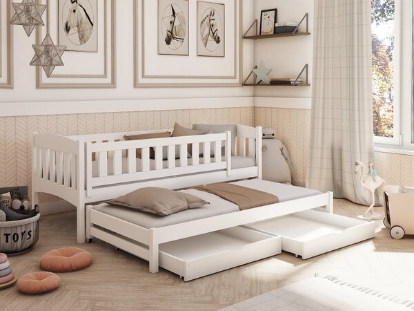 Dětská postel s přistýlkou Hilda Velikost spací plochy: 160x80, Barva: bílá