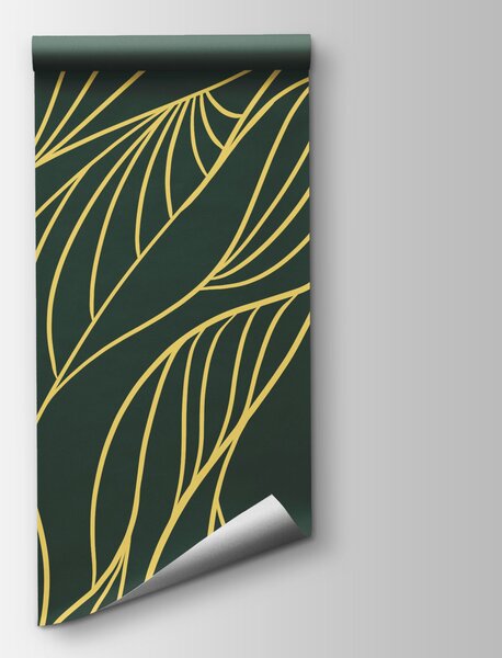 Fototapeta Žluto-zelený design, Abstraktní fototapety, Populární fototapety - Tapeko.co.cz