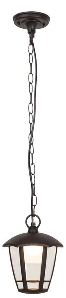 Rabalux Černé závěsné LED svítidlo Sorrento 8W IP44 8128