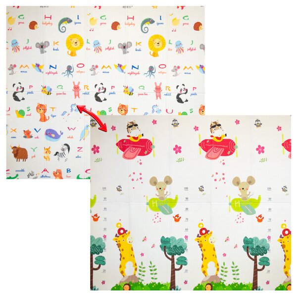 Aga4Kids Dětská skládací pěnová podložka 200x180 cm DS3013