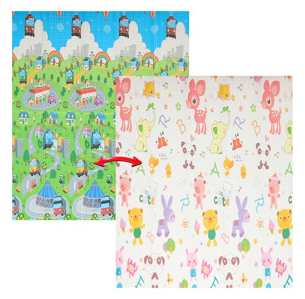 Aga4Kids Dětská skládací pěnová podložka 200x180 cm DS3011
