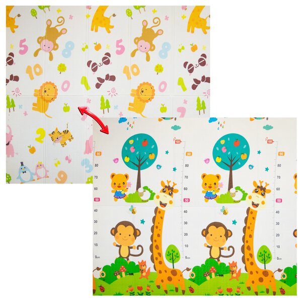 Aga4Kids Dětská skládací pěnová podložka 200x180 cm DS3015