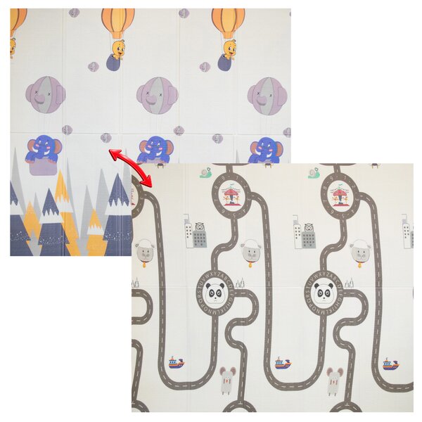 Aga4Kids Dětská skládací pěnová podložka 200x180 cm DS3014