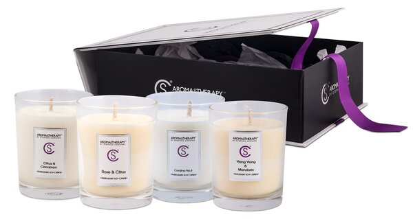 Dárková sada Cordina Candles (4 masážní sójové svíčky 200 ml)