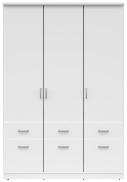 ŠATNÍ SKŘÍŇ, bílá, 136/199/58 cm Boxxx - Šatní skříně, Online Only