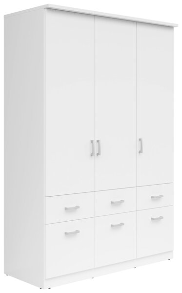 ŠATNÍ SKŘÍŇ, bílá, 136/199/58 cm Boxxx - Šatní skříně, Online Only