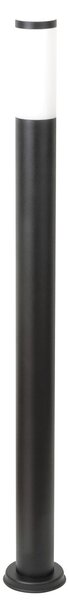 Rabalux 8148 BLACK TORCH - Venkovní stojací lampa v černé barvě, 1 x E27, IP44, 110cm (Zahradní černá lampa)