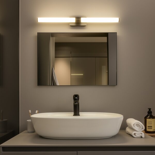 Brilagi - LED Koupelnové osvětlení zrcadla DIANA LED/10W/230V IP44 černá