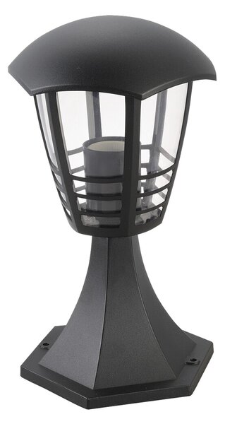 Rabalux 8619 MARSEILLE - Venkovní nízká stojací lampa v černé barvě, 1 x E27, IP44, 29,7cm (Stojací zahradní lampa černá, malá)